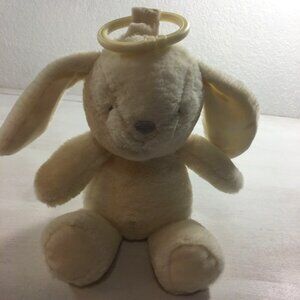 Bunny Baby Cuddle Plush Toy Kellytoy White Rattle & Crinkle W/ Clip